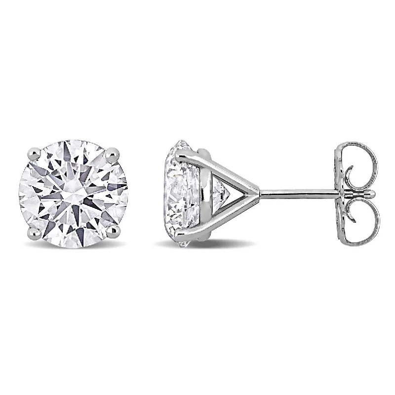 Stud Earrings for Yoga Session -Created Forever 5ct TW Lab-Grown Diamond Martini-Style Stud Earrings in 14K White Gold