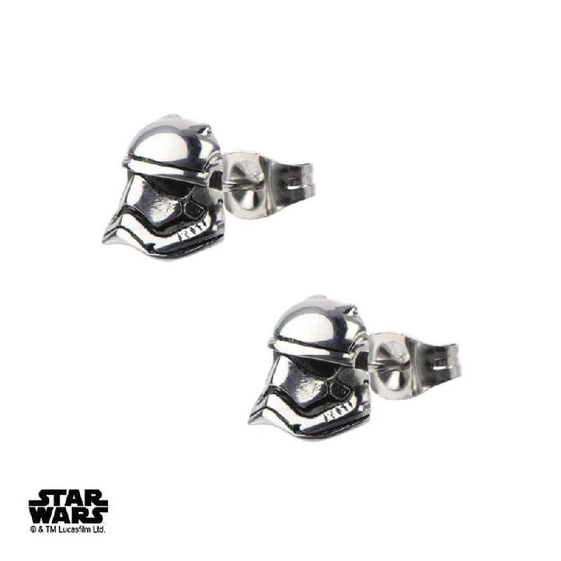 Stud Earrings with Vine Designs -Star Wars™ Episode 7 Stormtrooper Stud Earrings