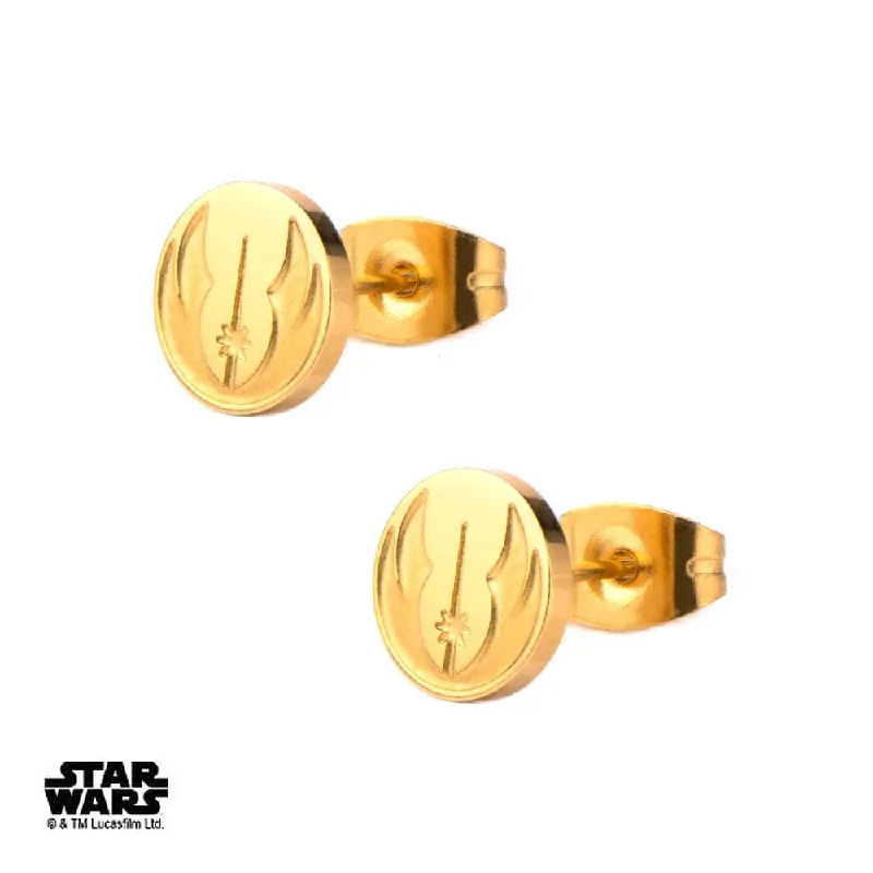 Stud Earrings with Crown Designs -Star Wars™ Jedi Order Stud Earrings