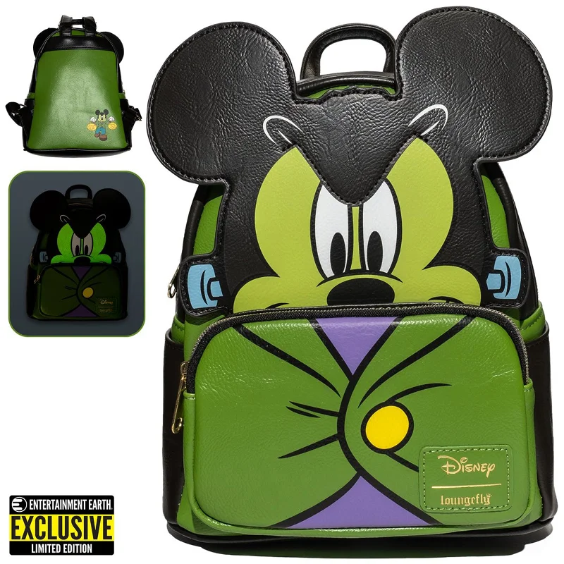 Vintage-inspired backpack with brass buckle details -Loungefly Mickey Mouse Frankenstein Cosplay Mini Backpack Exclusive