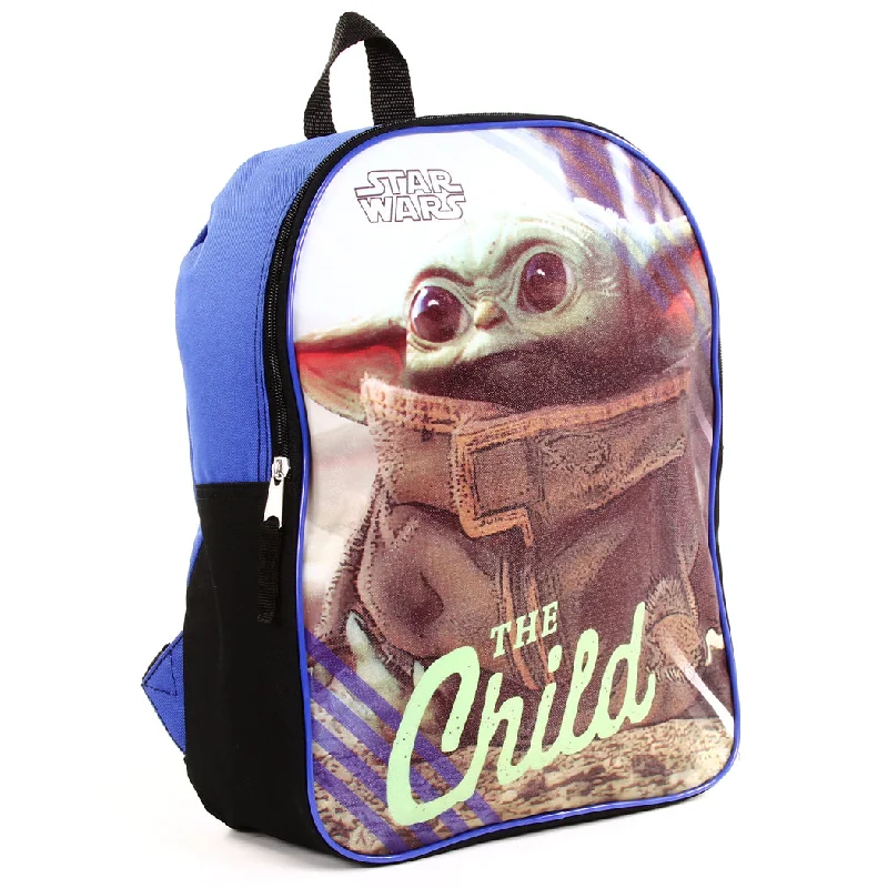 Affordable student backpack for heavy school books -Star Wars "The Child" Baby Yoda 15 Inch Backpack (non-personalized)