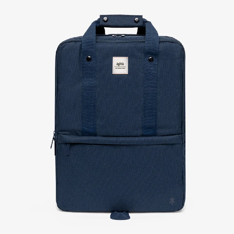 Expandable travel backpack for extra souvenir space -Daily 15" Backpack Navy