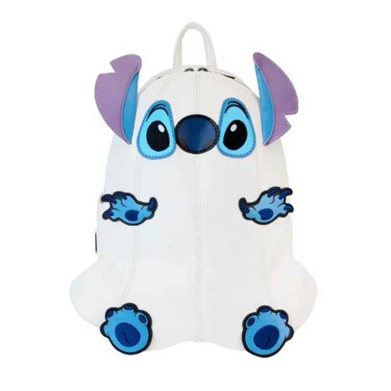 Reflective backpack for safe nighttime jogging -Loungefly Disney Stitch Ghost Cosplay Mini Backpack