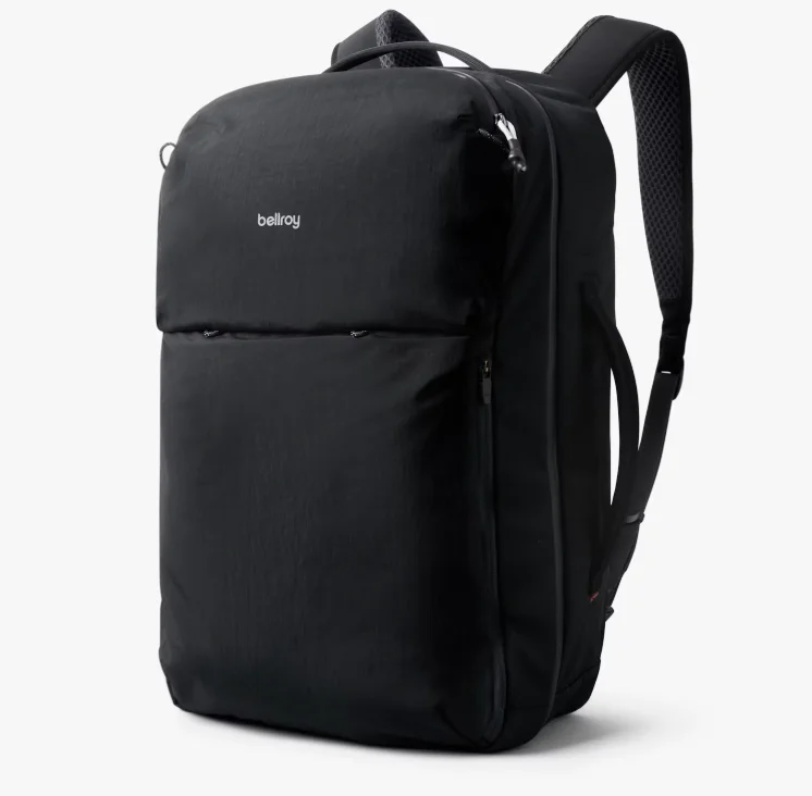 Eco-conscious backpack with sustainable fabric choices -Bellroy Lite Travel Pack 30L