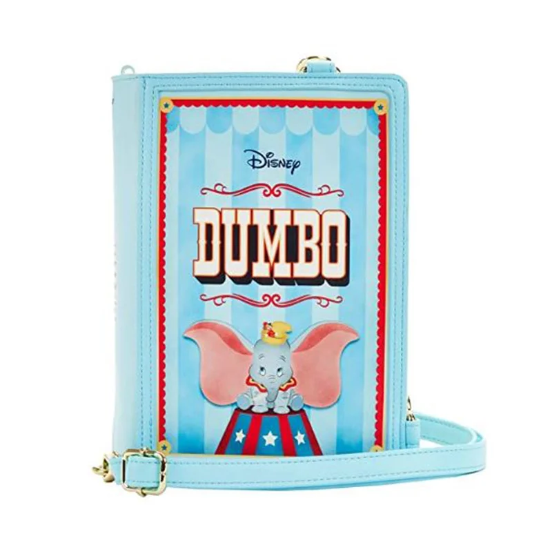 Fashion-forward backpack for bold street style -Loungefly Disney Dumbo Book Series Convertible Backpack Bag Purse