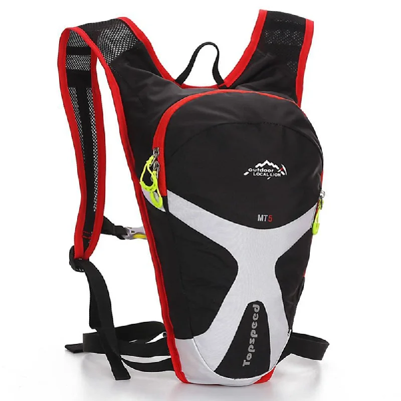 Hydration-compatible backpack for marathon running events -5L Hiking and Camping Backpack with Hydration Pouch