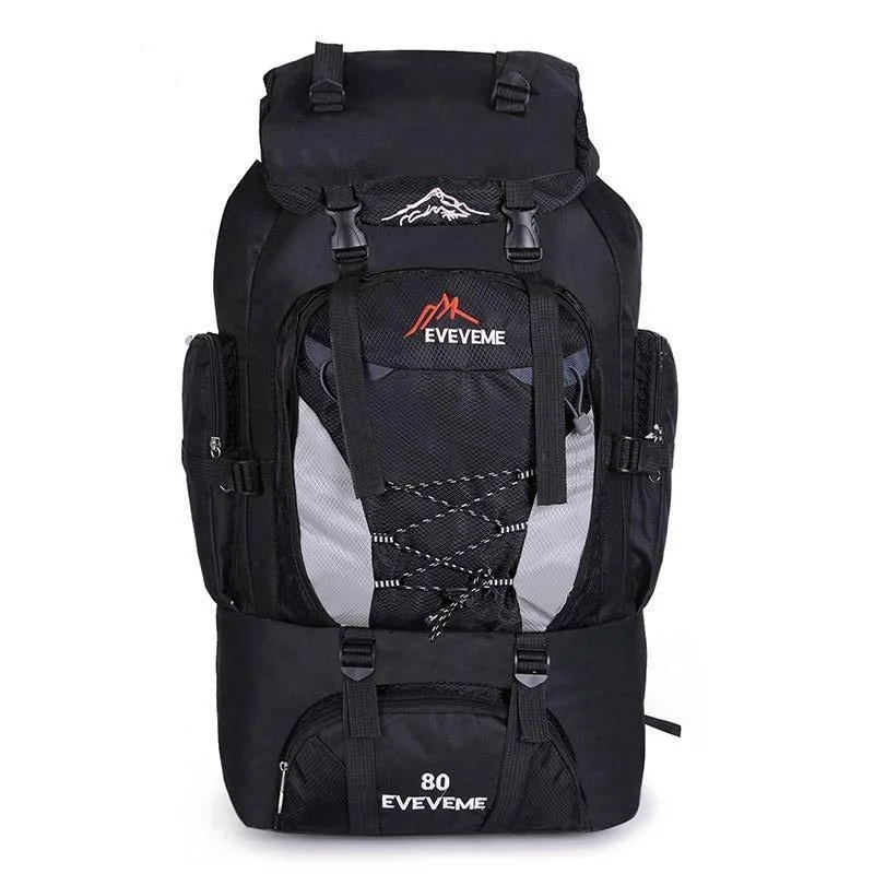 Weatherproof backpack for unpredictable climate conditions -80L Camping Hiking Trekking Backpack