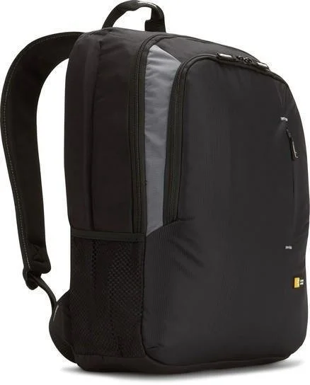 Vintage-inspired backpack with brass buckle details -Case Logic 17" Value Laptop Backpack VNB217 - Black