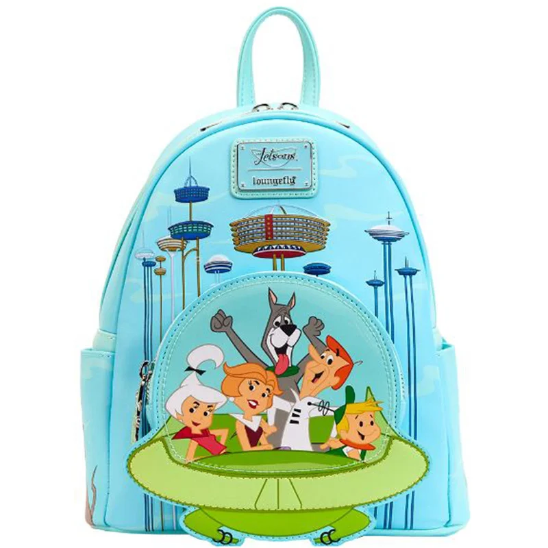 Breathable mesh backpack for hot weather hiking -Loungefly Warner Brothers The Jetsons Spaceship Mini Backpack