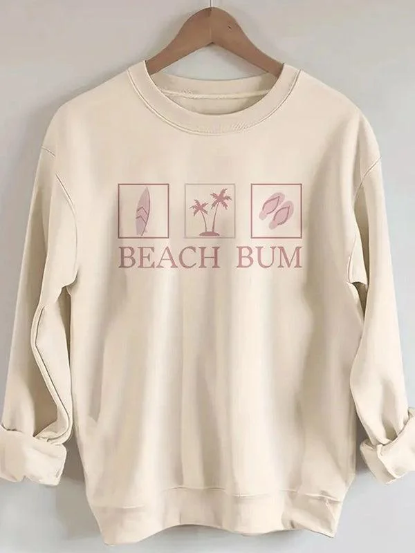 University T-Shirts for Academics -Beach Bum Women Sweatshirt