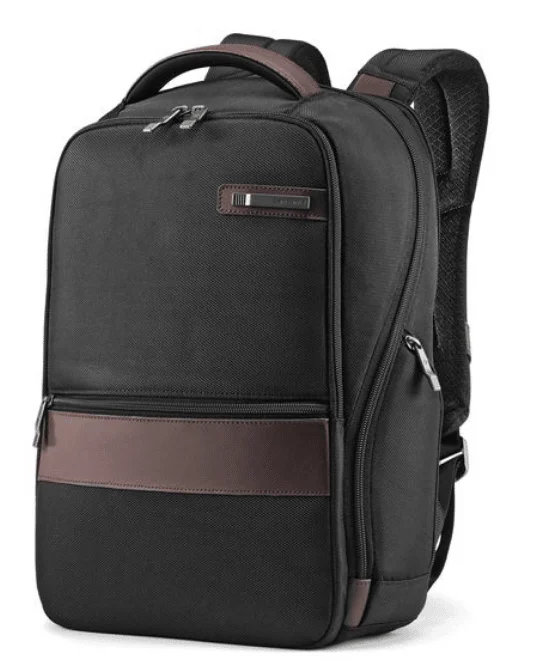 Professional nylon backpack for sleek office style -Samsonite KomBiz Small Backpack (14”)