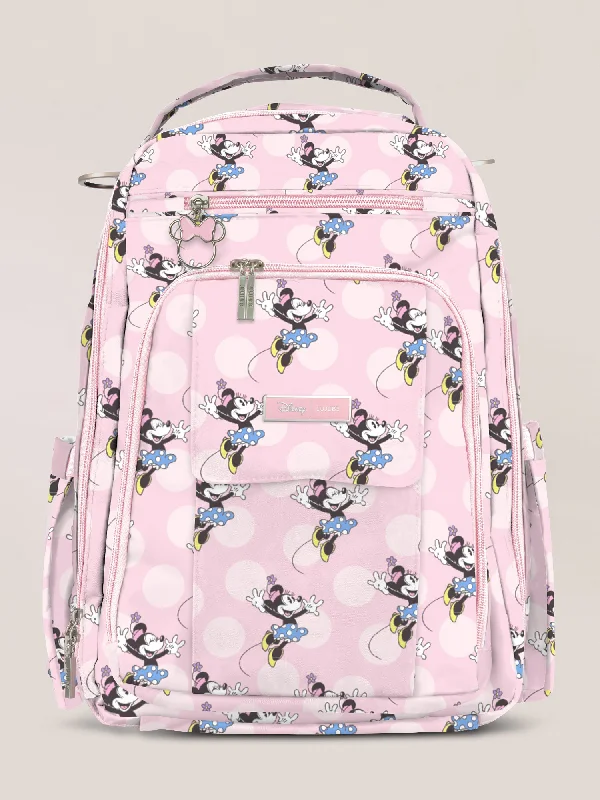 Personalized embroidered backpack for unique gift ideas -Disney Be More Minnie Be Right Back Diaper Backpack - Pink