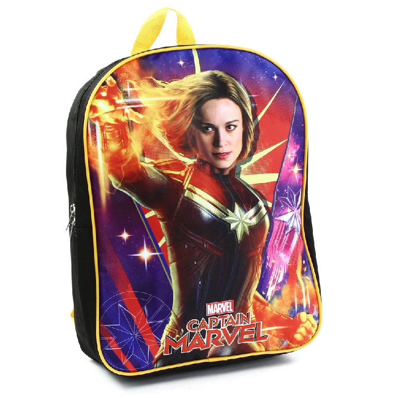 Multi-use backpack for gym and office needs -Captain Marvel 15 Inch Backpack (non-personalized)