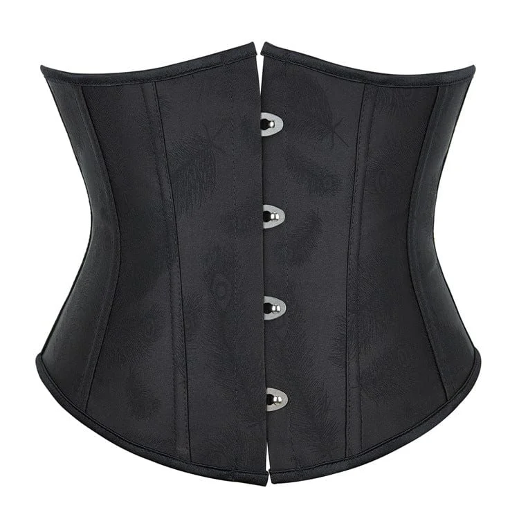 Golf T-Shirts for Outdoor Game -Women's Punk Solid Color Underbust Corset