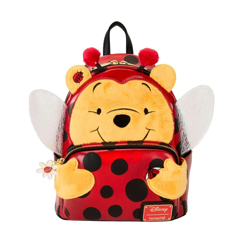 Heavy-duty tactical backpack for emergency preparedness -Loungefly Disney Winnie The Pooh Lady Bug Pooh Cosplay Mini Backpack