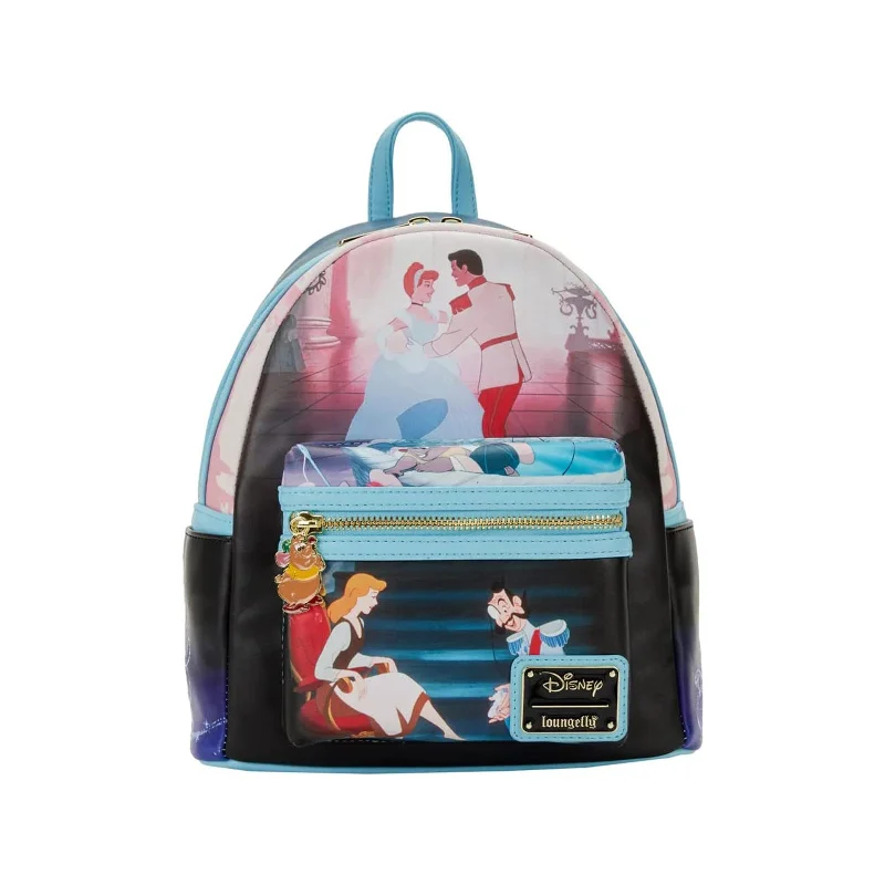 Foldable hiking backpack for ultralight trail use -Loungefly Disney Cinderella Princess Scene Mini Backpack