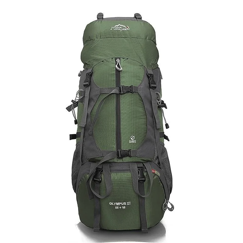 Professional backpack for corporate office essentials -Olympus III 65L Hiking Camping Trekking Rucksack