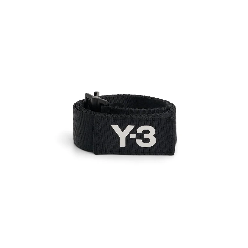 Budget-friendly backpack for thrifty adventure seekers -Y-3 Classic Logo Belt in Black