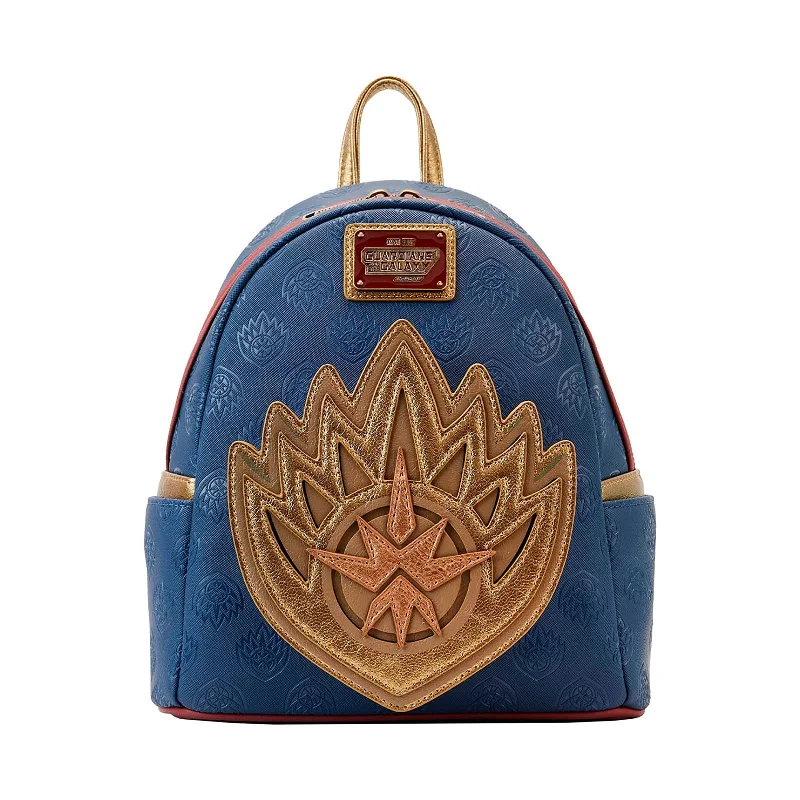 Heavy-duty canvas backpack for tough work environments -Loungefly Marvel Guardians Of The Galaxy 3 Ravager Badge Mini Backpack