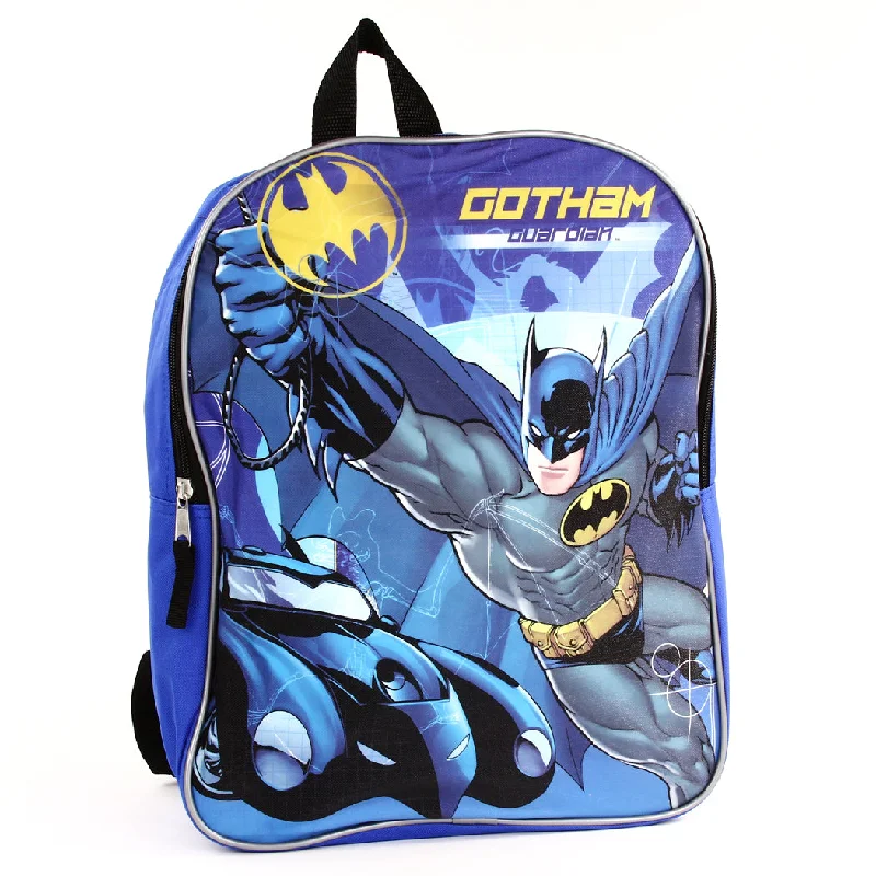 Lightweight hiking backpack for long mountain trails -DC Comics The Dark Knight Batman 15 Inch Backpack (non-personalized)