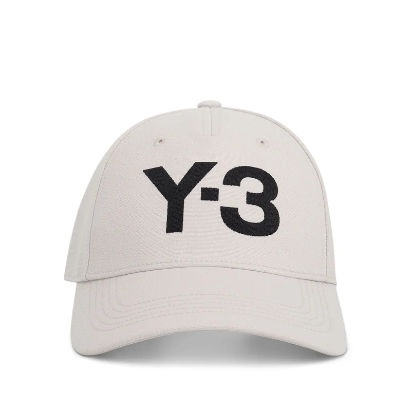 Reinforced bottom backpack for heavy load durability -Y-3 Logo Cap in Talc