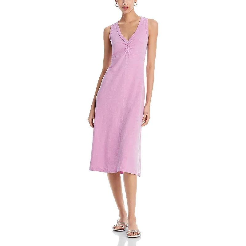 Pink Dresses for Feminine -Wilt Womens V Neck uch Midi Dress