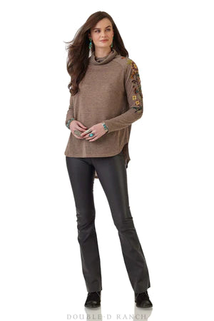 Loose T-Shirts for Relaxed Style -Along Driskill's Trail Tunic