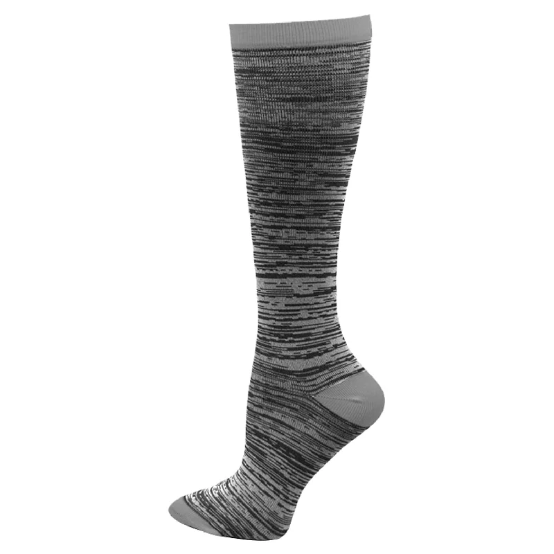 Animal Print T-Shirts for Fun Look -Gray Marl Fashion Compression Socks 94659