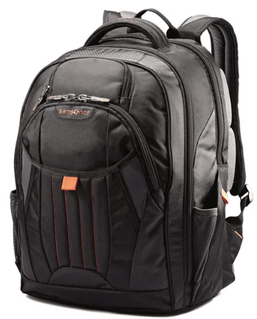 Anti-theft backpack with hidden zipper security -Samsonite Tectonic Large Laptop 16" Backpack