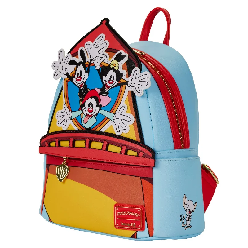 Premium backpack with lifetime warranty guarantee -Loungefly Animaniacs Warner Brothers Tower Mini Backpack