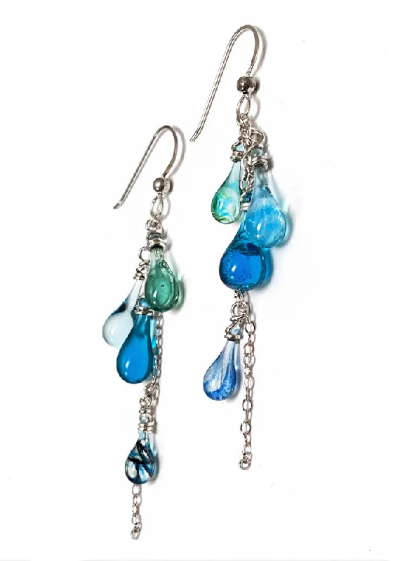 Hoop earrings with cut-out designs for a creative and lightweight effect-Bering Sea Collina Earrings