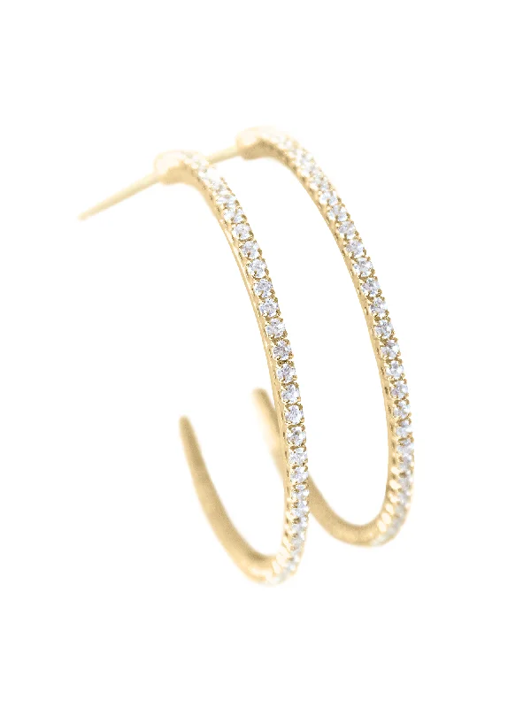 Best hoop earrings with rose gold for a romantic and warm aesthetic-Blaze Hoop