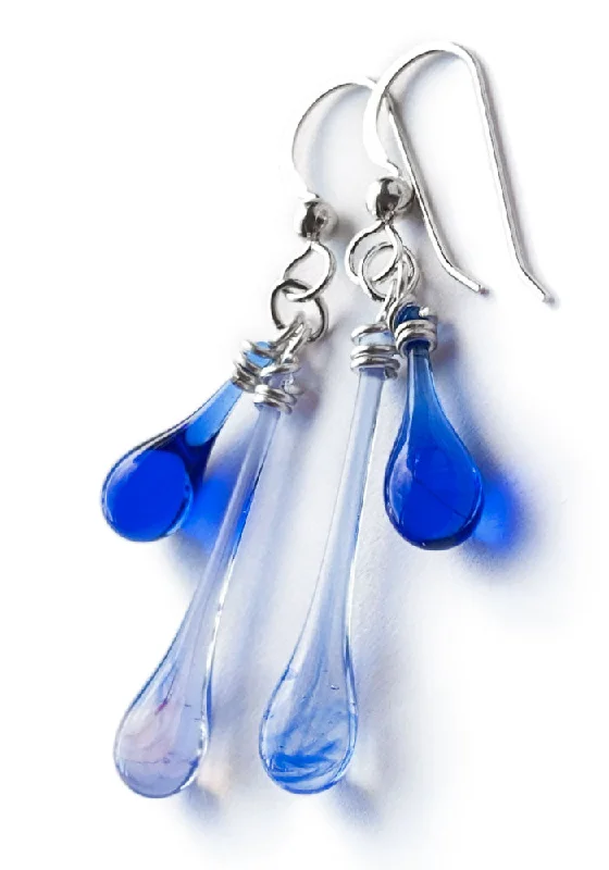 Best hoop earrings with angel wing accents for a spiritual and meaningful design-Bluebell Duet Earrings