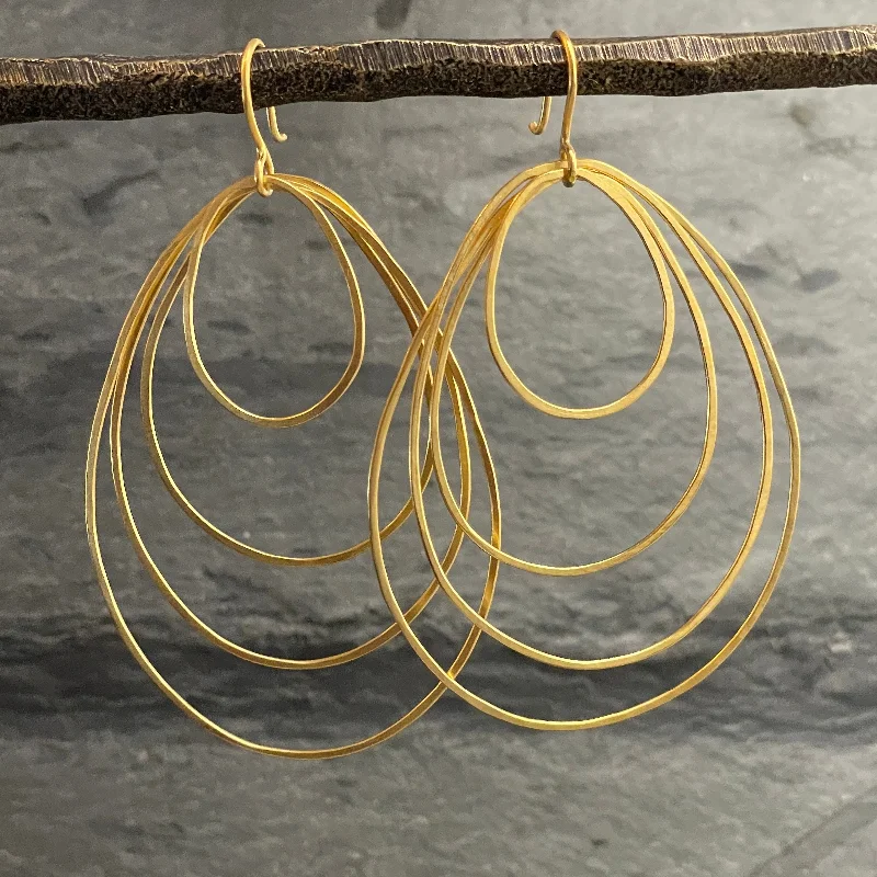 Best hoop earrings with smooth ceramic finishes for a polished, clean style-Whisper Hoop Egg Earrings