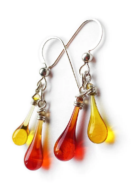 Best hoop earrings with gemstone accents for a colorful and elegant appearance-Firelight Chime Earrings