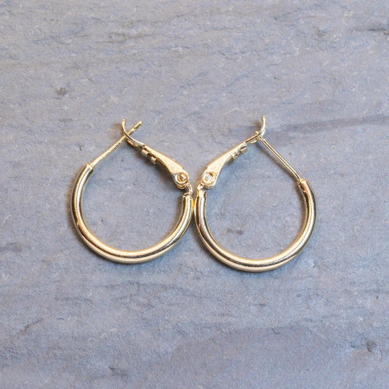 Hoop earrings with intricate designs for a unique and artistic appearance-Gold Filled 20mm Hoops