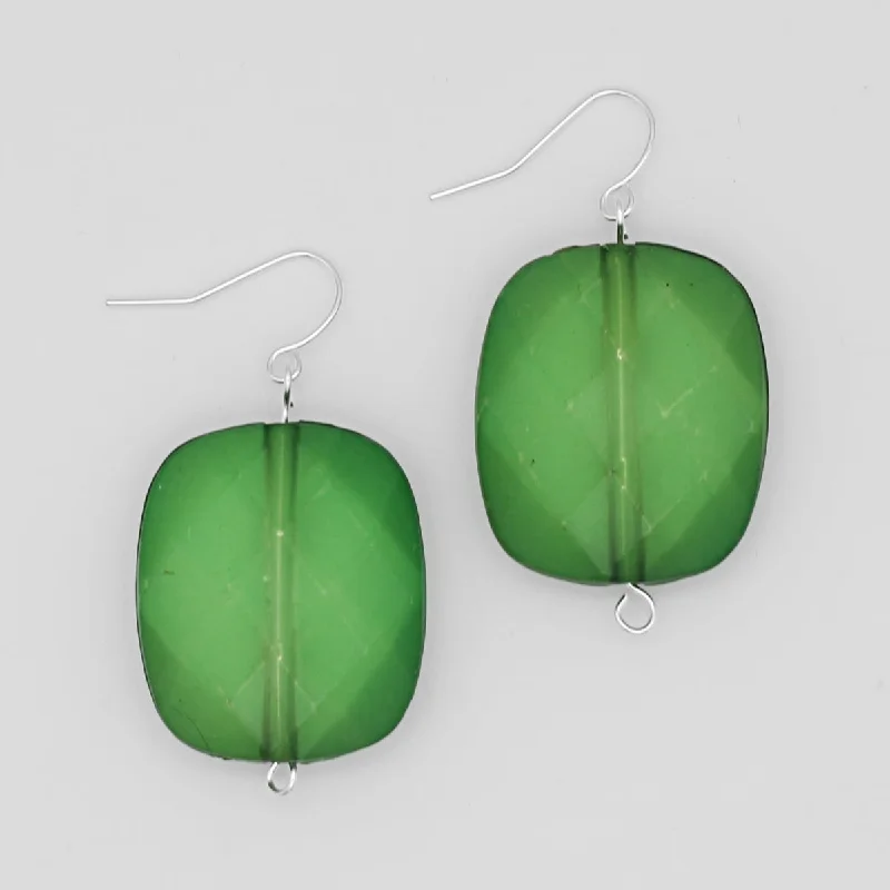 Best hoop earrings with baroque pearls for a luxurious and elegant vibe-Green Kalea Dangle Earring