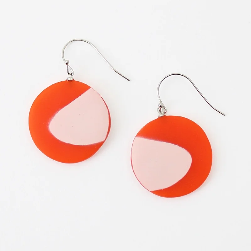 Best hoop earrings with gemstone accents for a colorful and elegant appearance-Orange Deanna Earrings