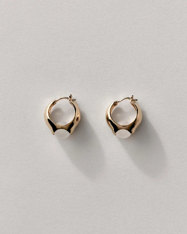 Best hoop earrings with stacked layers for a dimensional and bold look-Rolling Stone Hoops