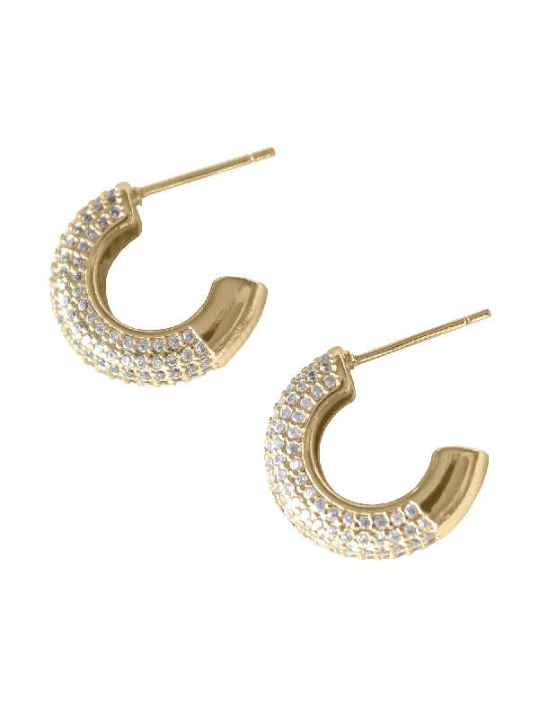 Hoop earrings with braided patterns for a detailed and textured finish-Sax Hoop