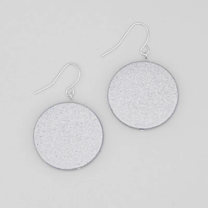 Hoop earrings with textured finishes for a vintage and classic style-Silver Dot Rosie Earrings