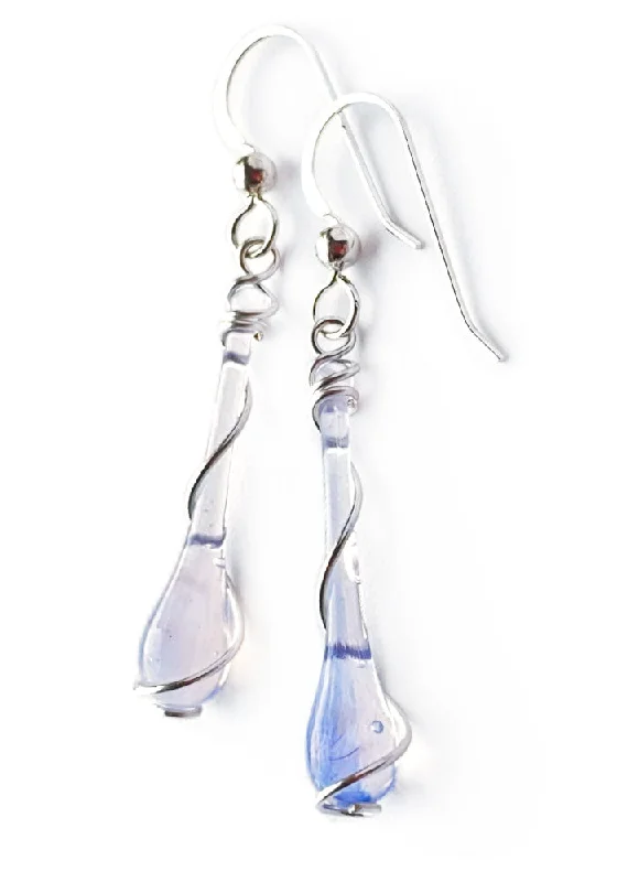 Hoop earrings with dangling charms for a playful and fun look-Wisteria Lyra Earrings