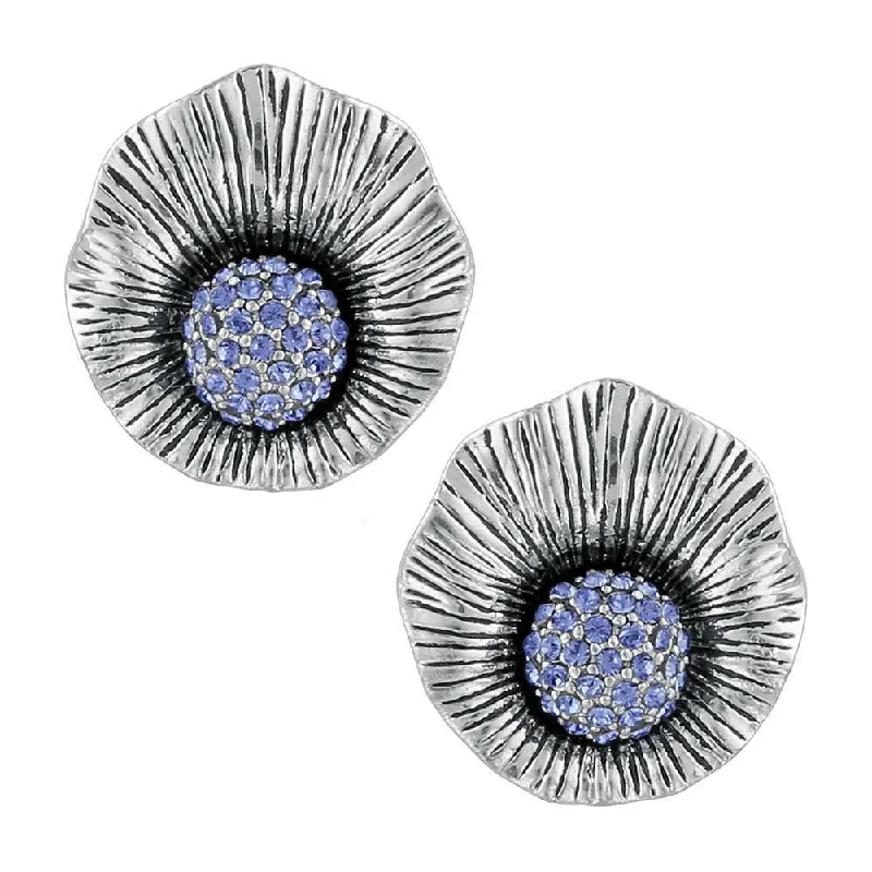 Ethnic Stud Earrings with Tribal Design -Mahi Oxidised finish designer Stud earrings