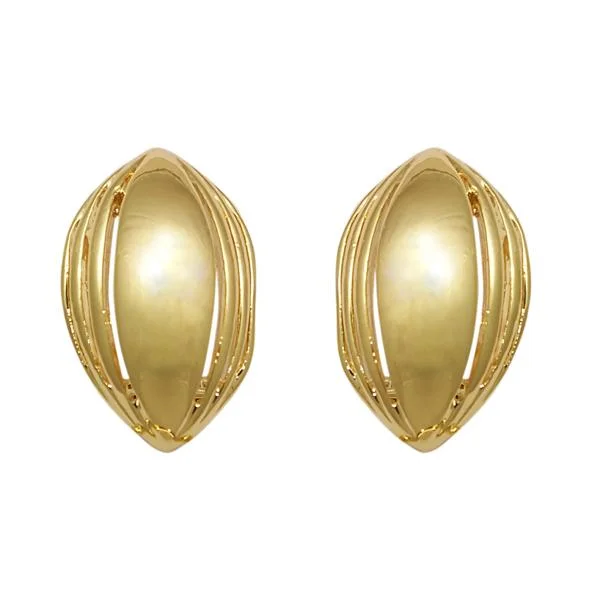 Stud Earrings with Symbolic Elements -Tip Top Fashions Gold plated Stud Earrings - 1302819