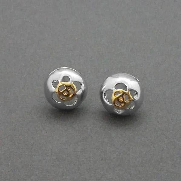 Stud Earrings for Casual Outfit -Urthn 2 Tone Plated Assorted Stud Earrings - 1310715