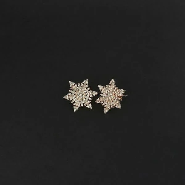 Stud Earrings with Pearls and Diamonds -Urthn AD Stone Gold Plated Stud Earrings - 1308041C