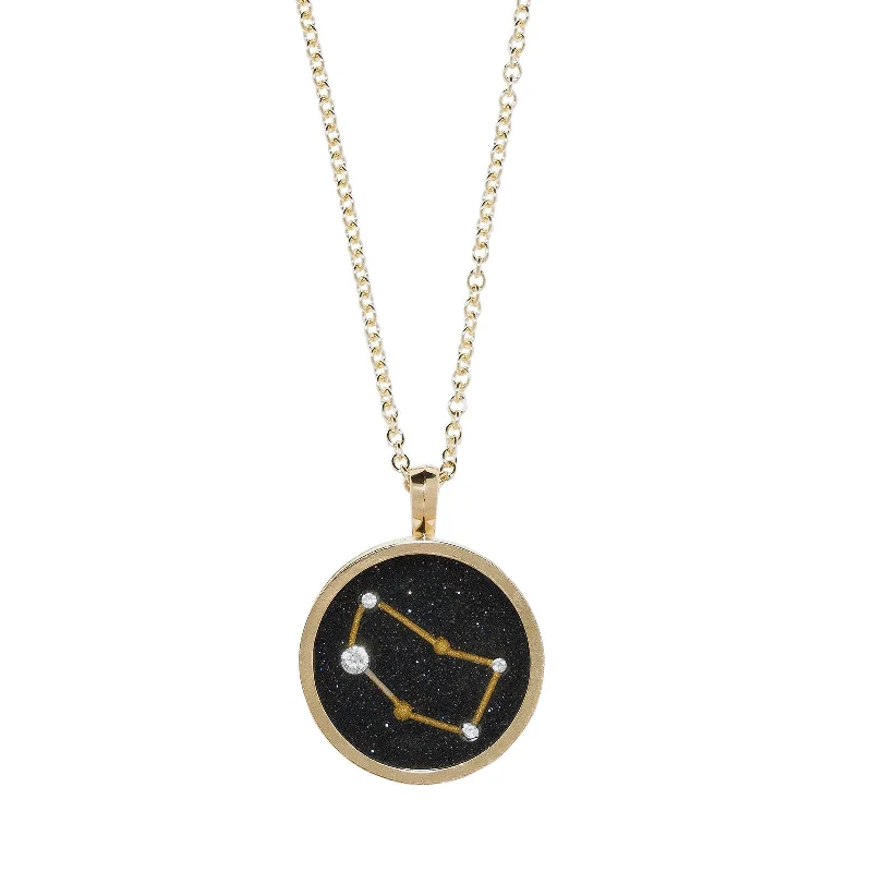 Necklaces and pendants with pearls for a classic and sophisticated touch-Zodiac Night Sky Necklace - Gemini