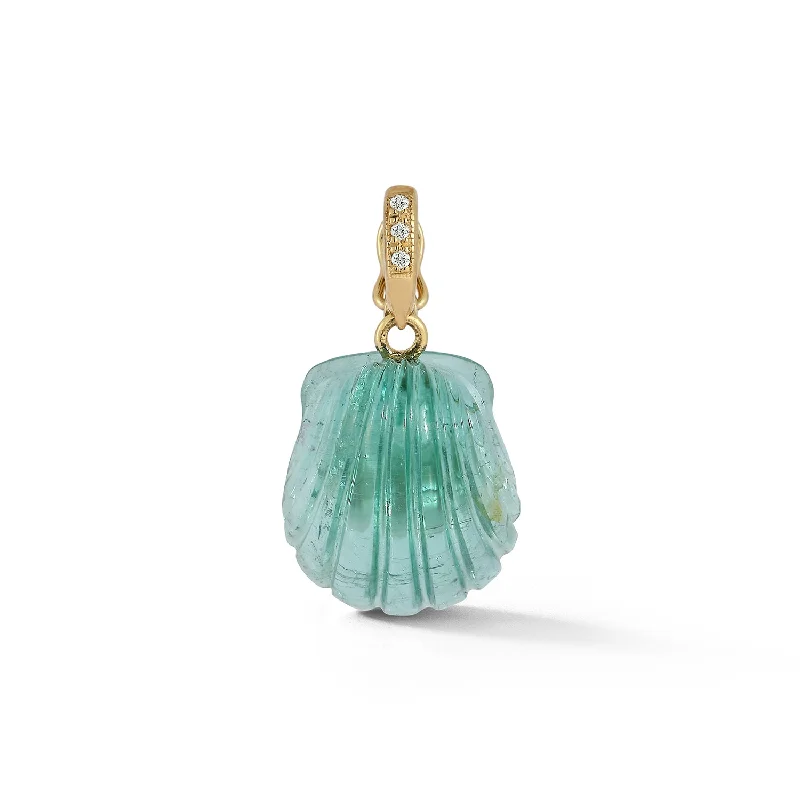 Best necklaces and pendants with statement designs for a fashionable accessory-Dream Shell Pendant in Tourmaline