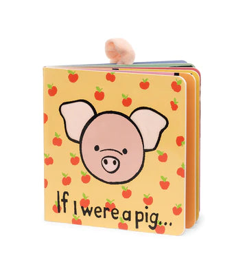 Unique necklaces and pendants with engraved messages for a sentimental gift-Jellycat | If I Were A Pig Book