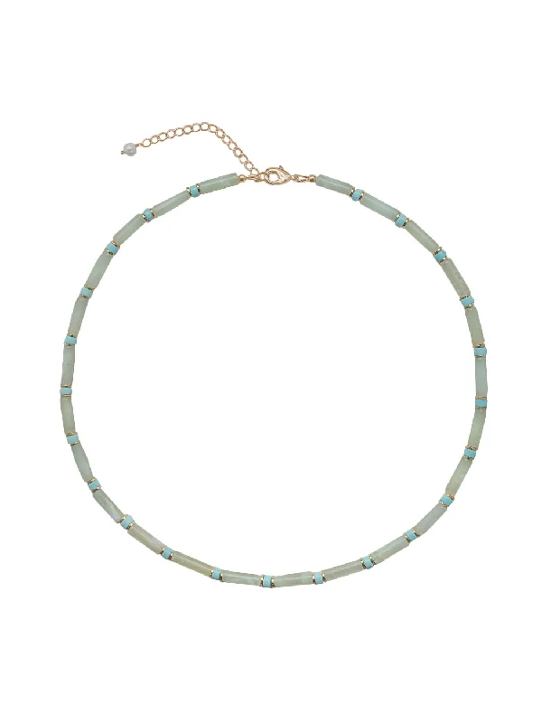 Best necklaces and pendants with layered designs for a chic, stacked look-Libby Necklace in Light-Green